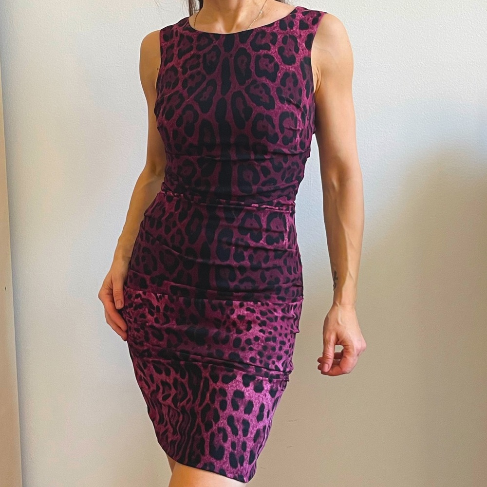 Leopard Print Dolce & Gabbana mini dress